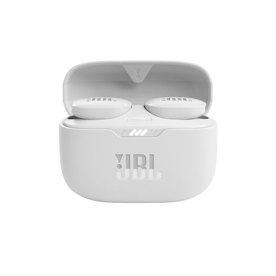 JBL Tune 130NC TWS - White - True wireless Noise Cancelling earbuds - Detailshot 1 JBL Tune 130NC TWS - White - True wireless Noise Cancelling earbuds - Detailshot 1
